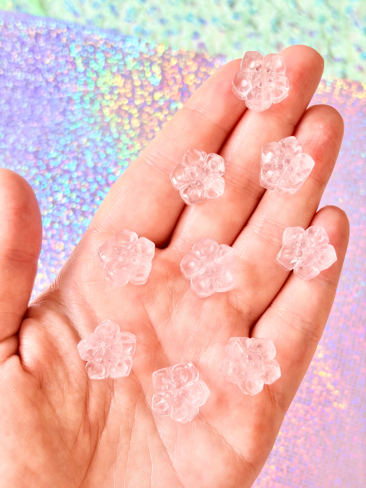Rose Quartz flower