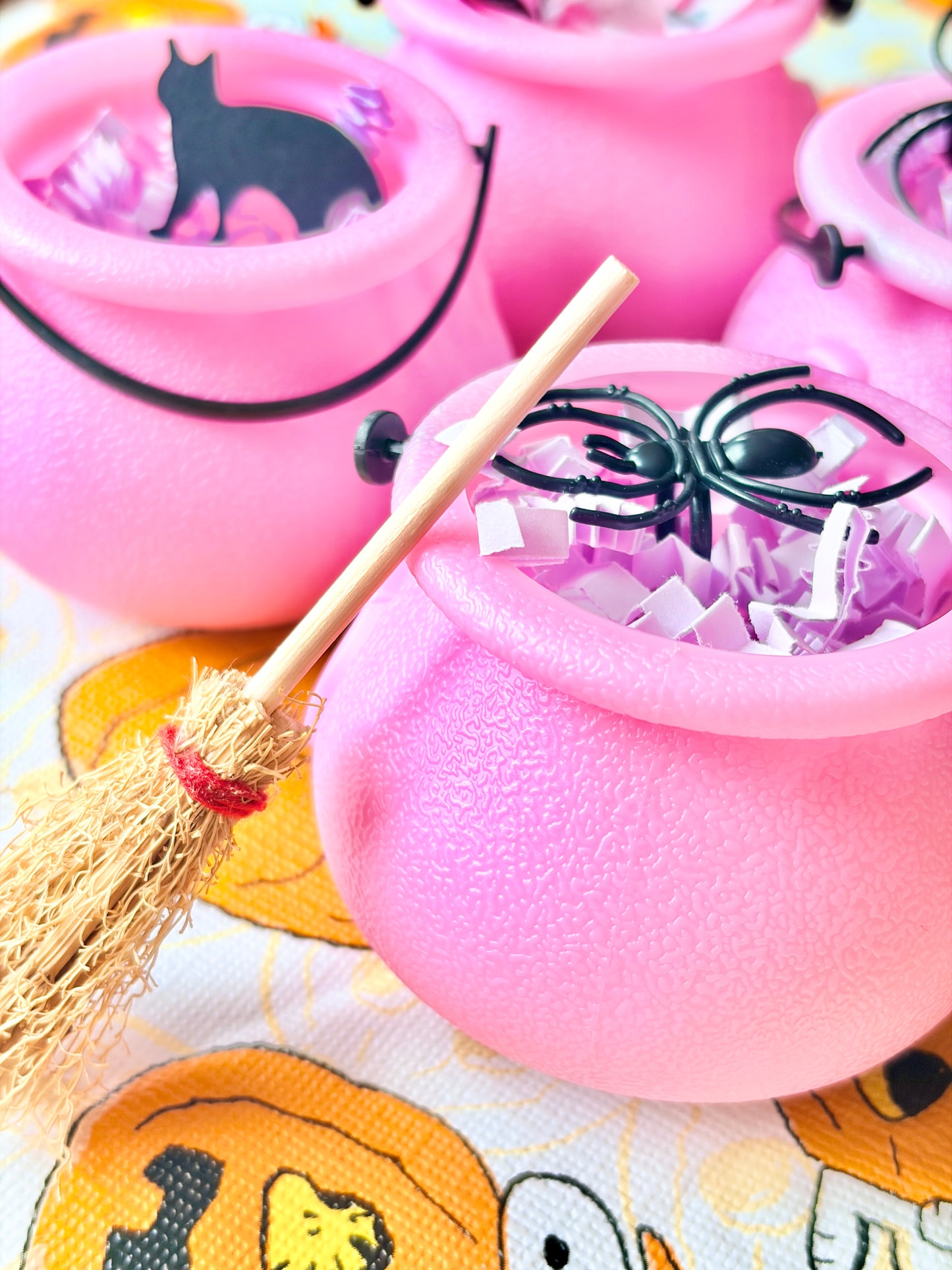 Mini Pink Witches Crystal Cauldrons