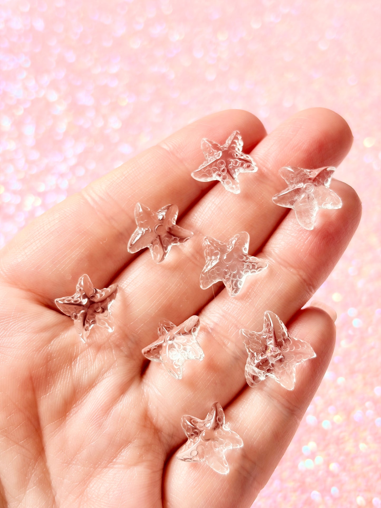 Clear quartz starfish - minis