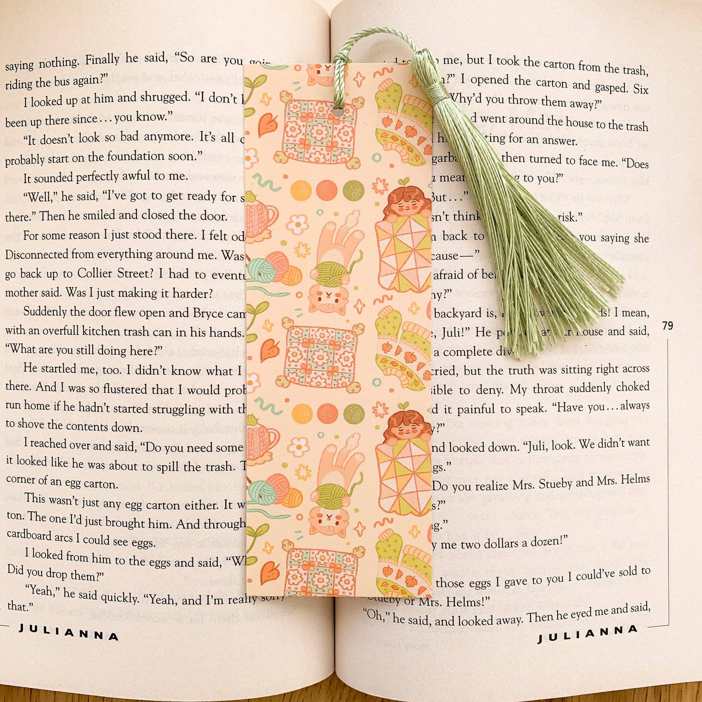 Cozy Knits Bookmark