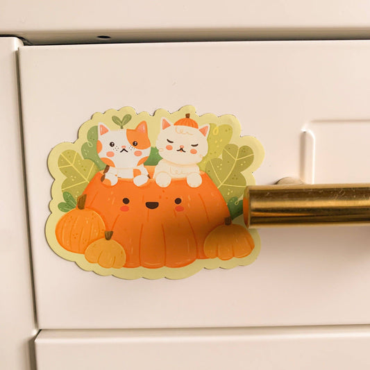 Pumpkin Cats Magnet