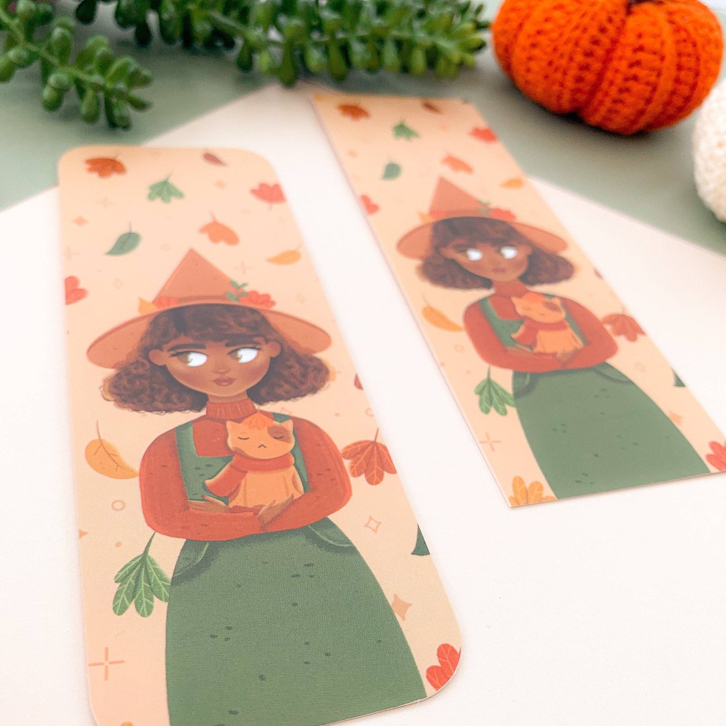 Autumn Witch Bookmark