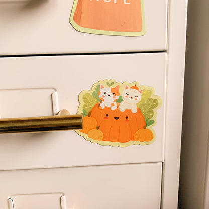 Pumpkin Cats Magnet