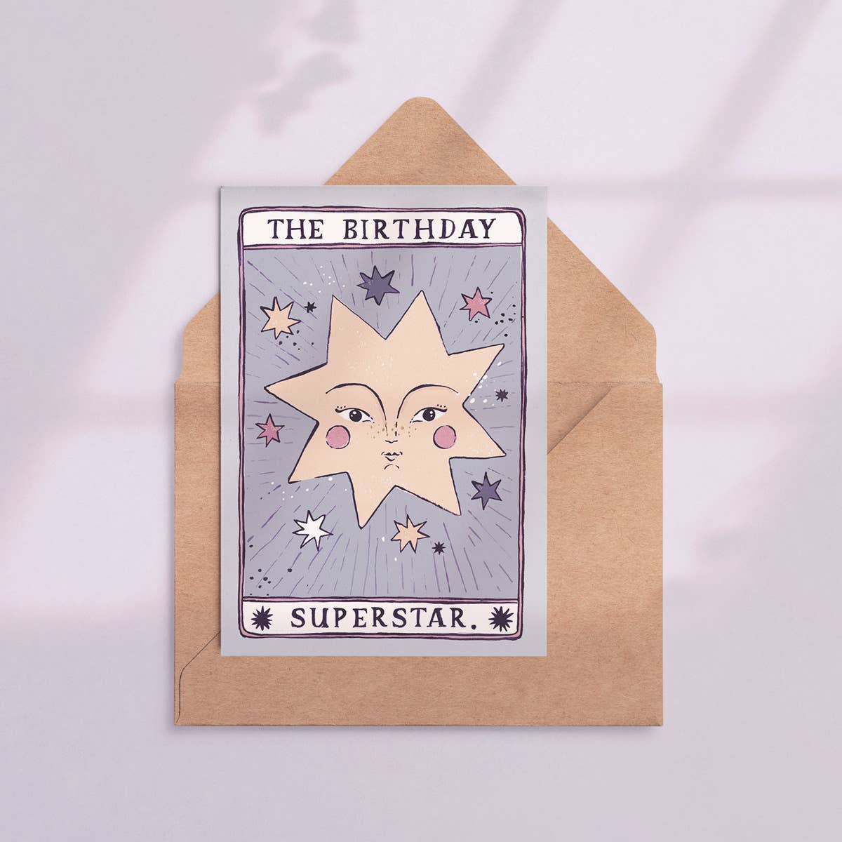 Tarot Superstar Birthday Card | Tarot Card | Magic Birthday