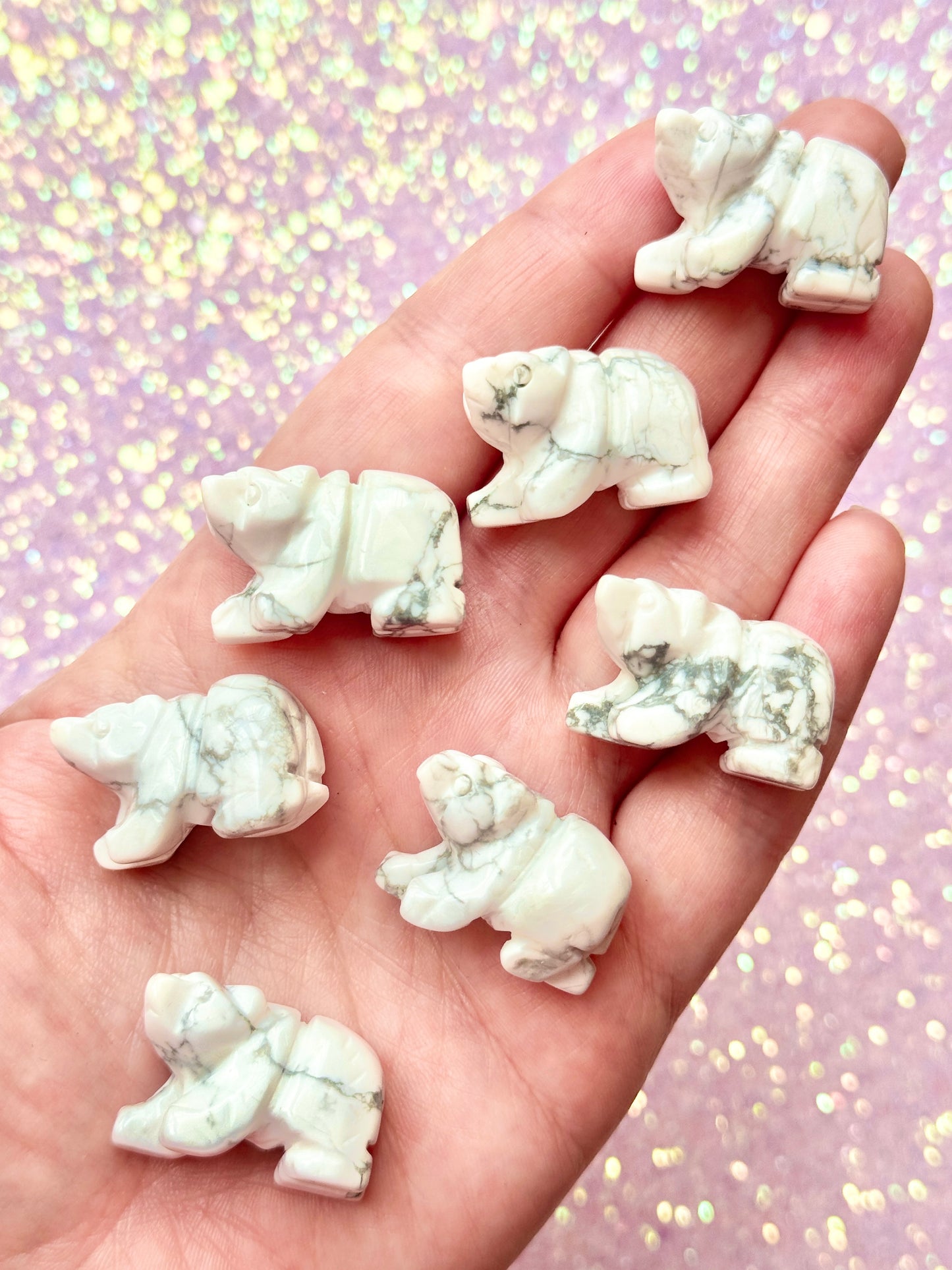 Howlite Bear