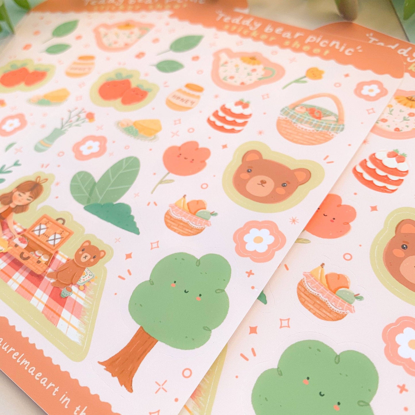 Teddy Bear Picnic - Sticker Sheet