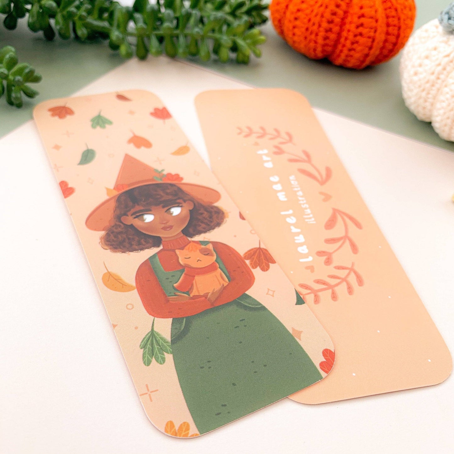 Autumn Witch Bookmark