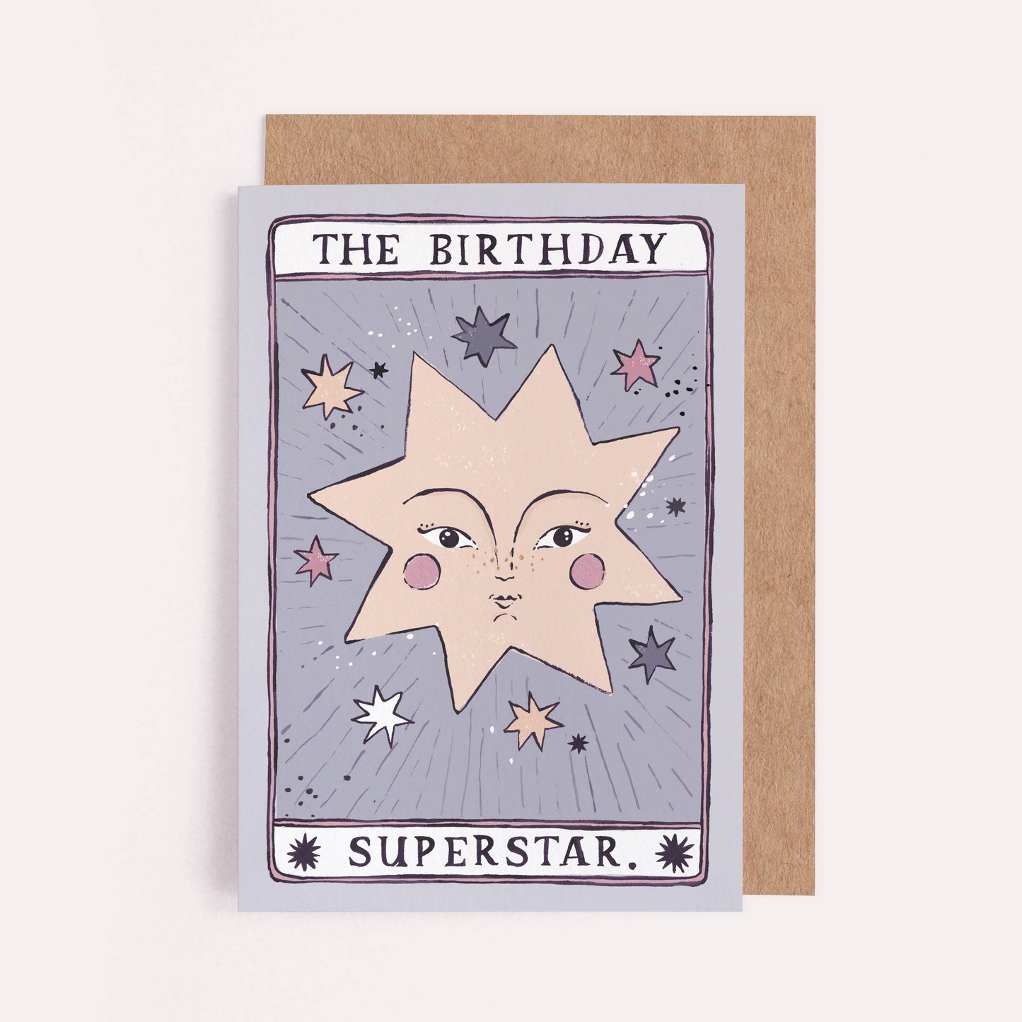 Tarot Superstar Birthday Card | Tarot Card | Magic Birthday