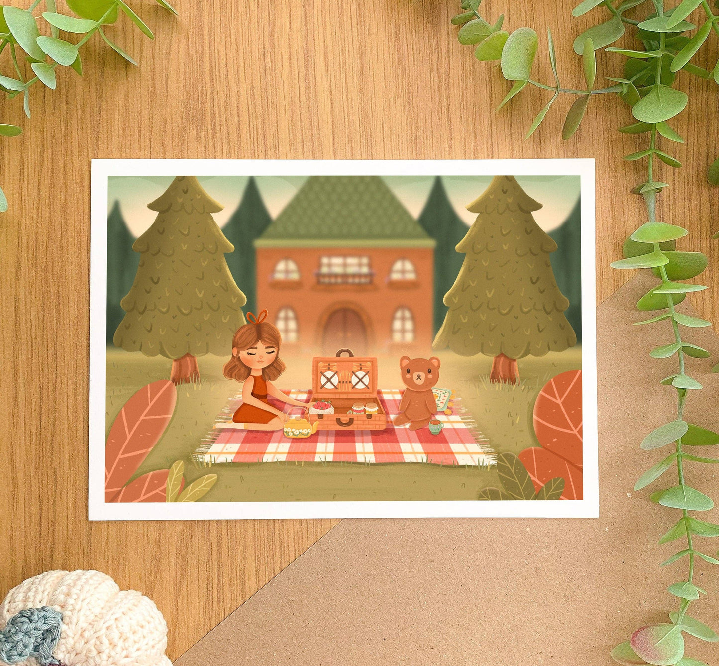 Autumnal Picnic - Art Print