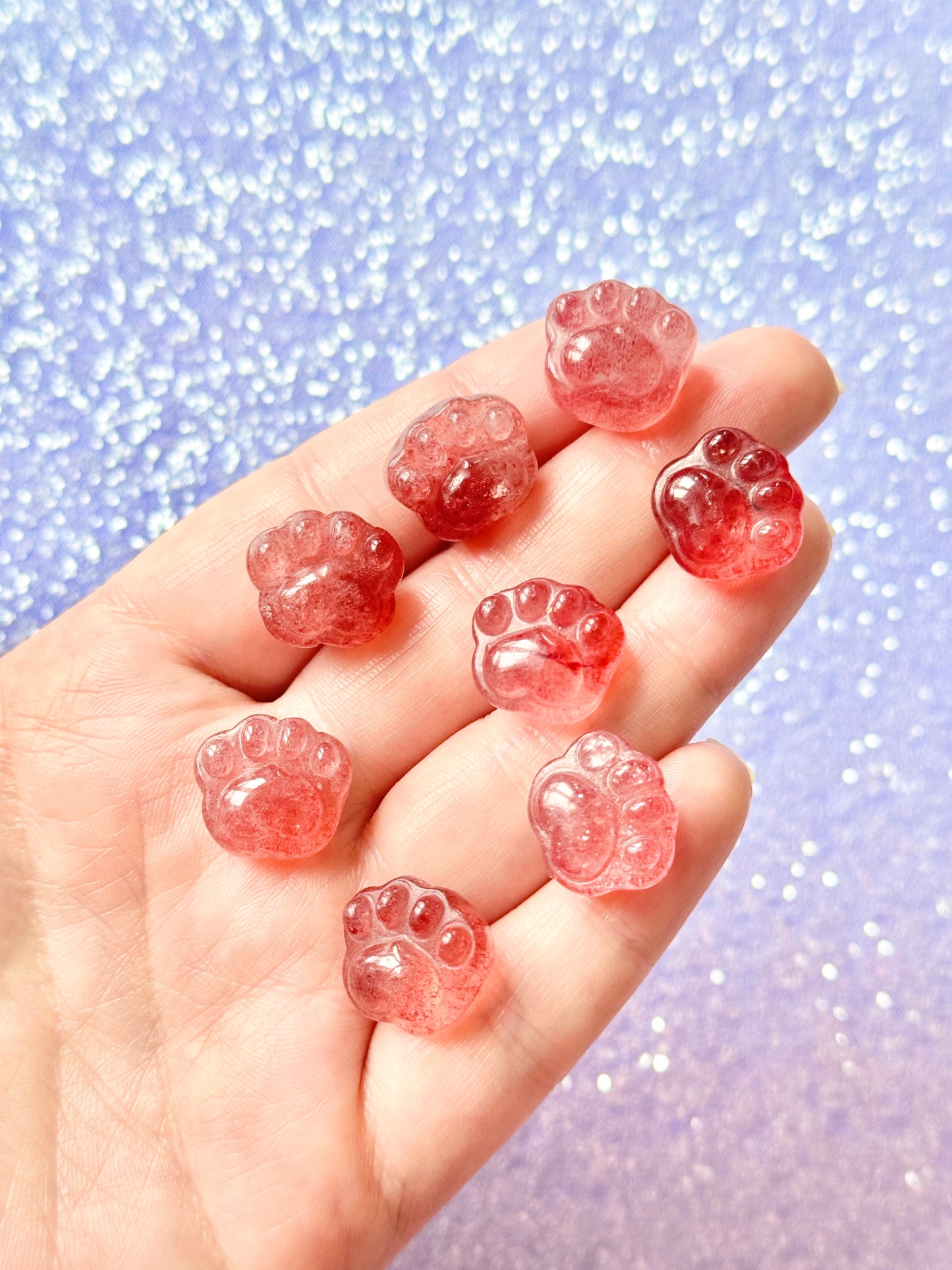 Strawberry Quartz Paw