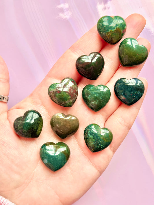 Ocean Jasper Heart