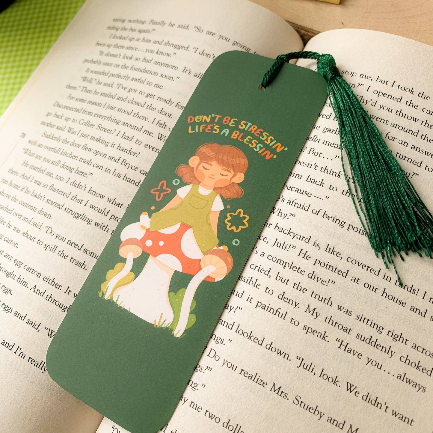 Don't be Stressin', Life's a Blessin' Bookmark