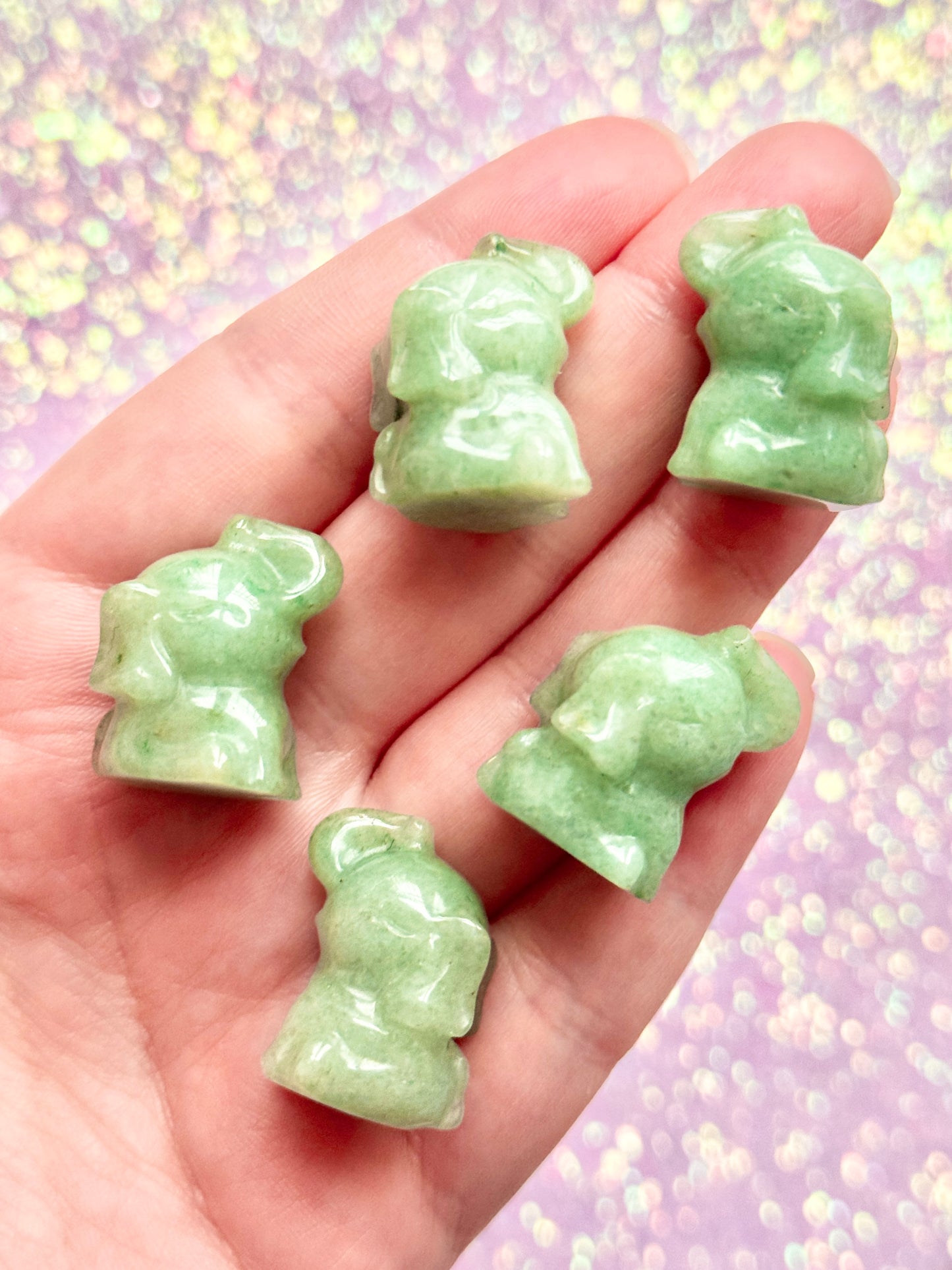 Green Aventurine Elephant