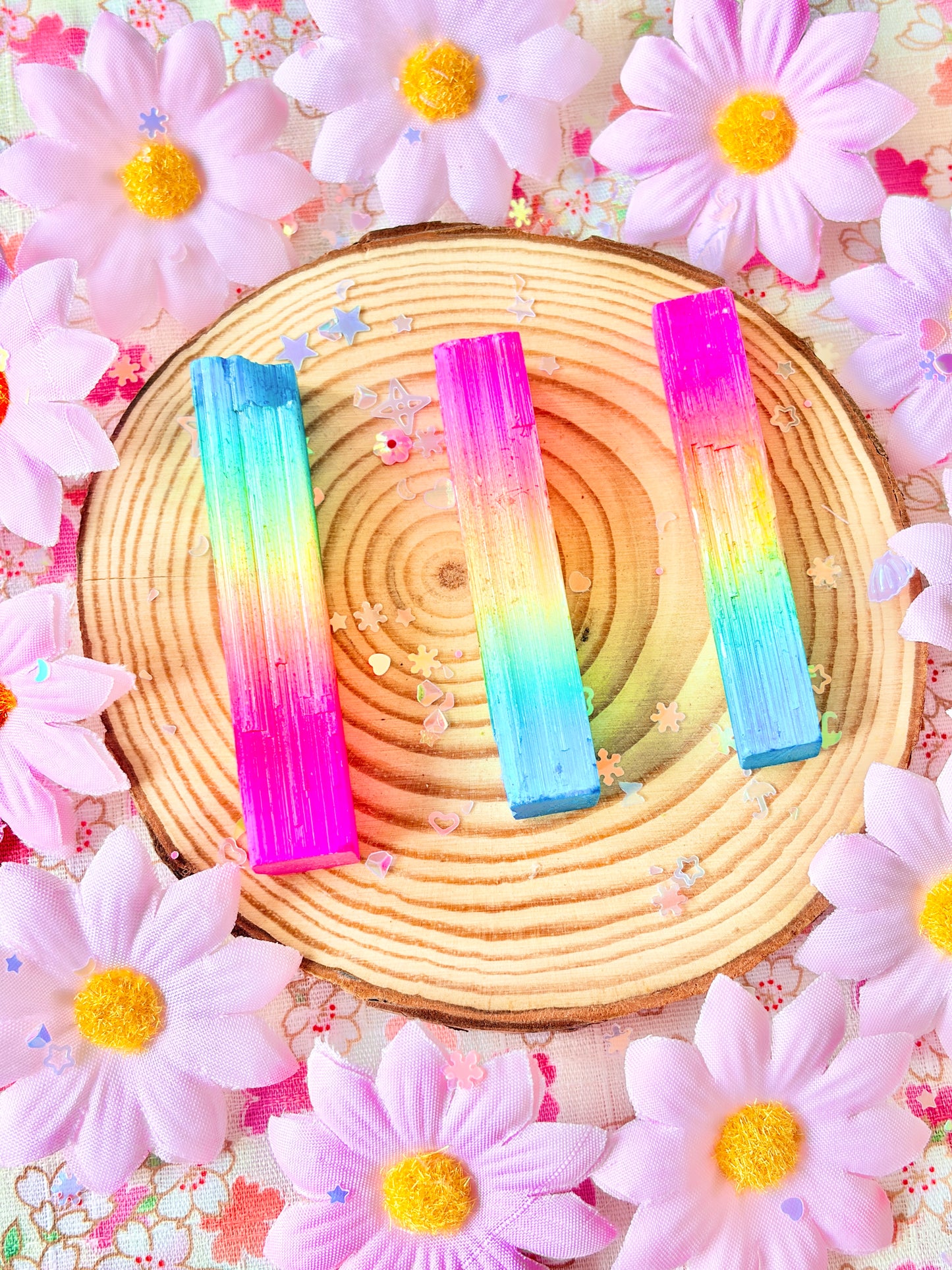 Aura selenite sticks