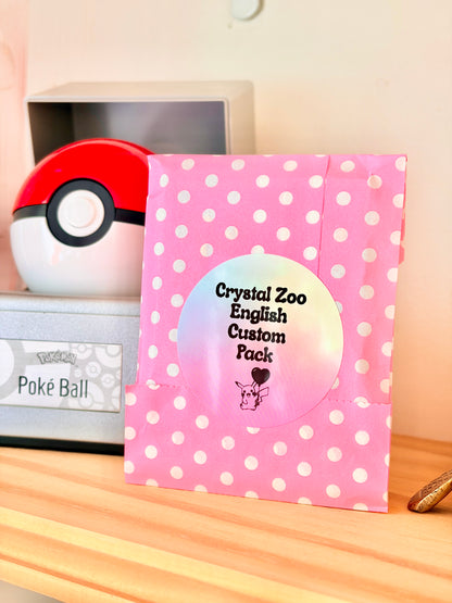 Crystal Zoo English Custom Pokemon cards