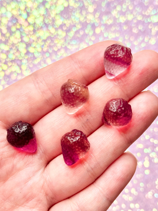 Crystal Mini Fluorite Strawberry