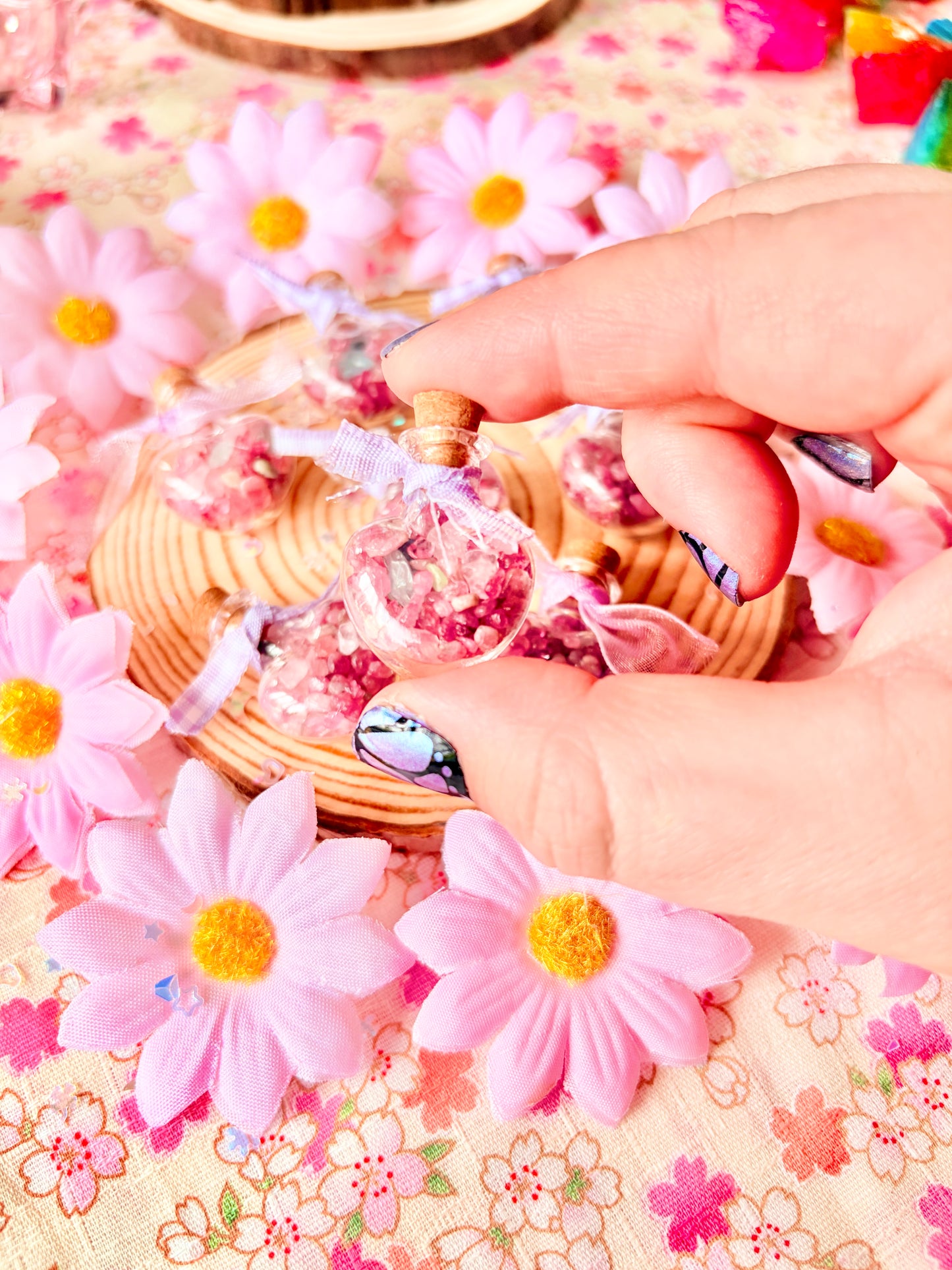 Magic love potions ~ pink tourmaline
