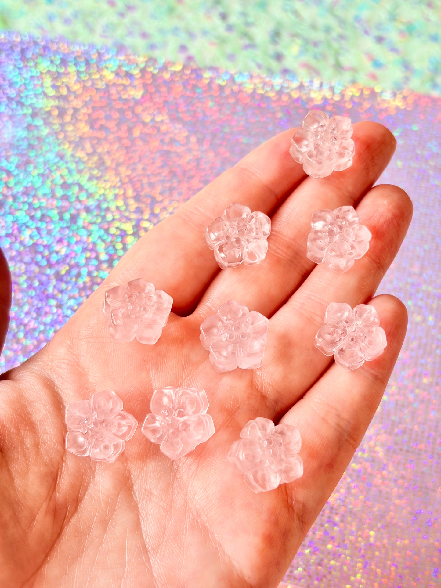 Rose Quartz flower