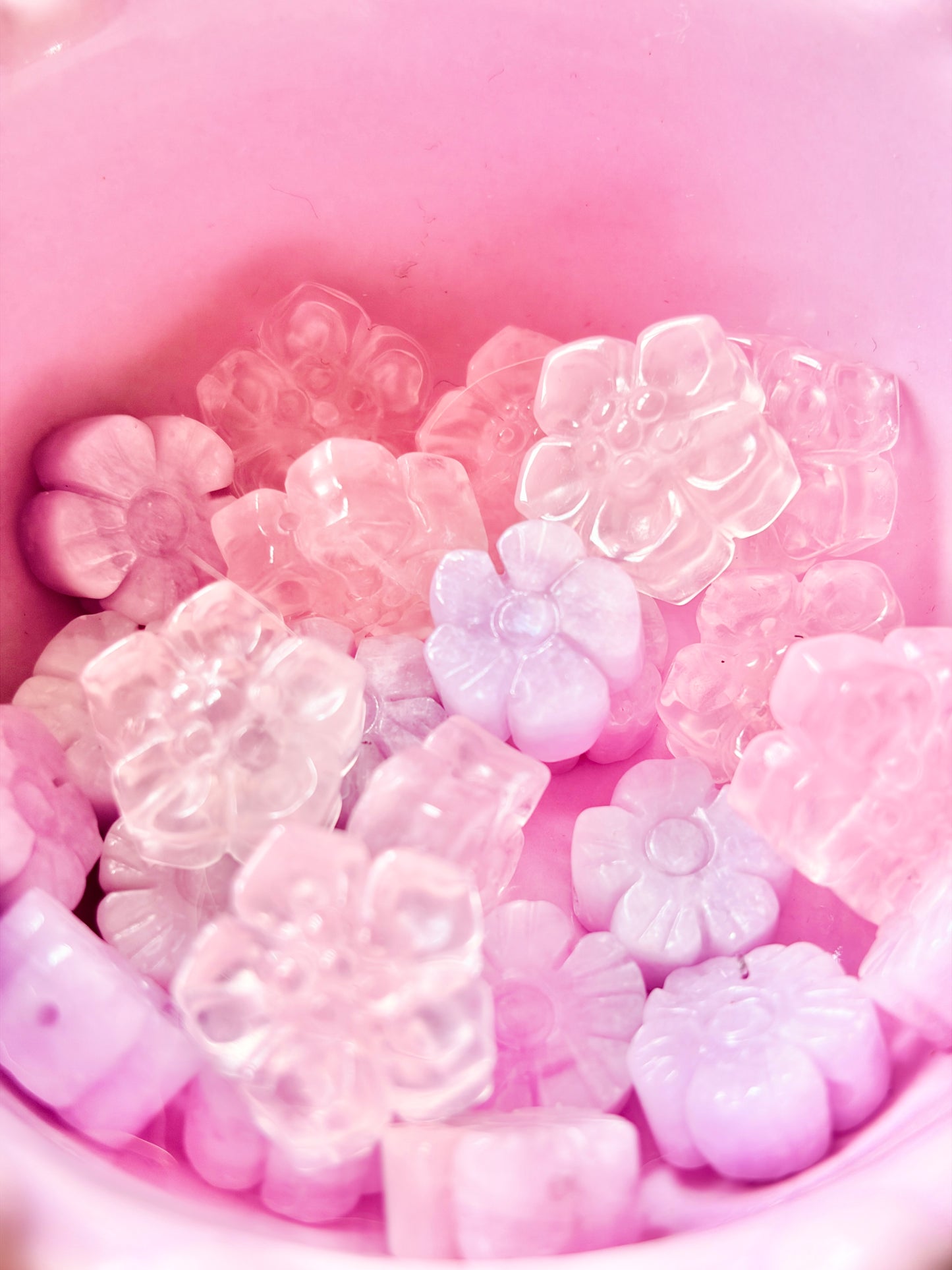 Kunzite flowers
