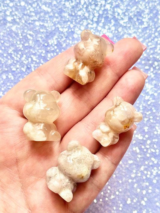 Flower Agate Bear