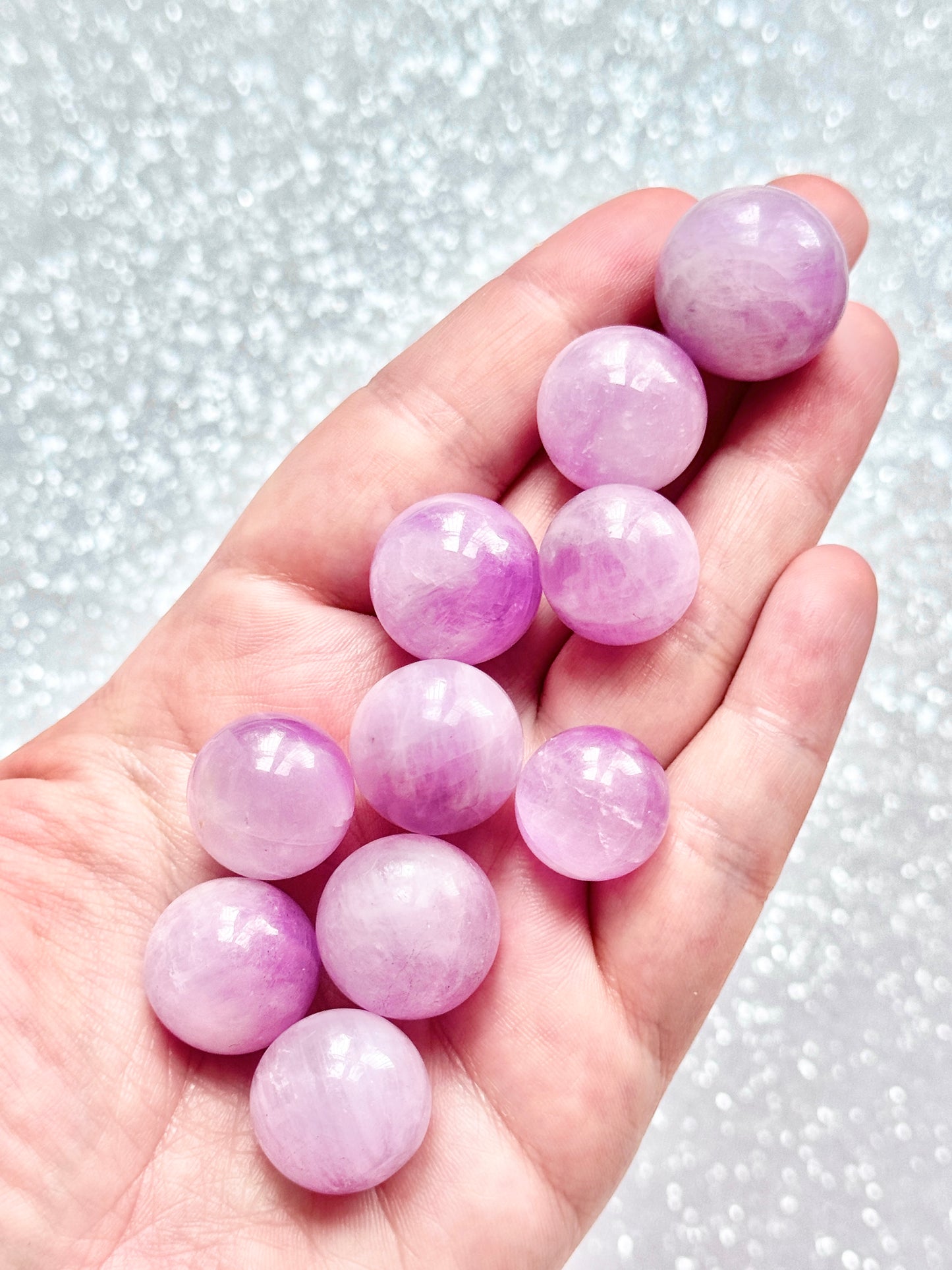 Kunzite Spheres