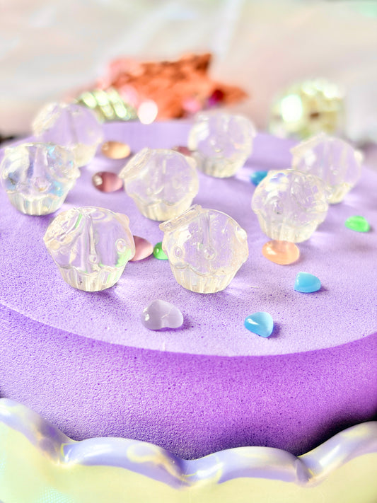 Clear Quartz cupcake minis