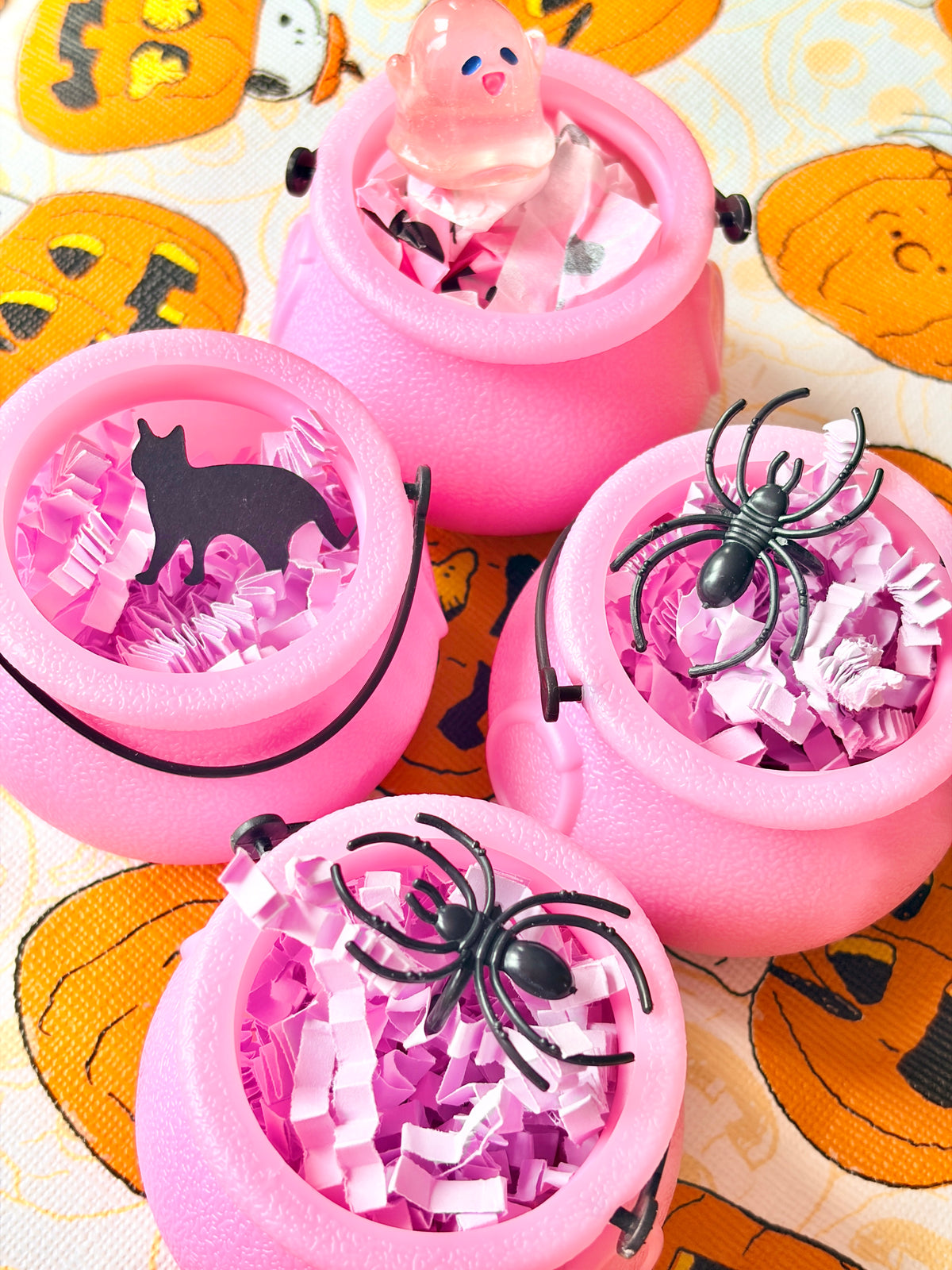 Mini Pink Witches Crystal Cauldrons