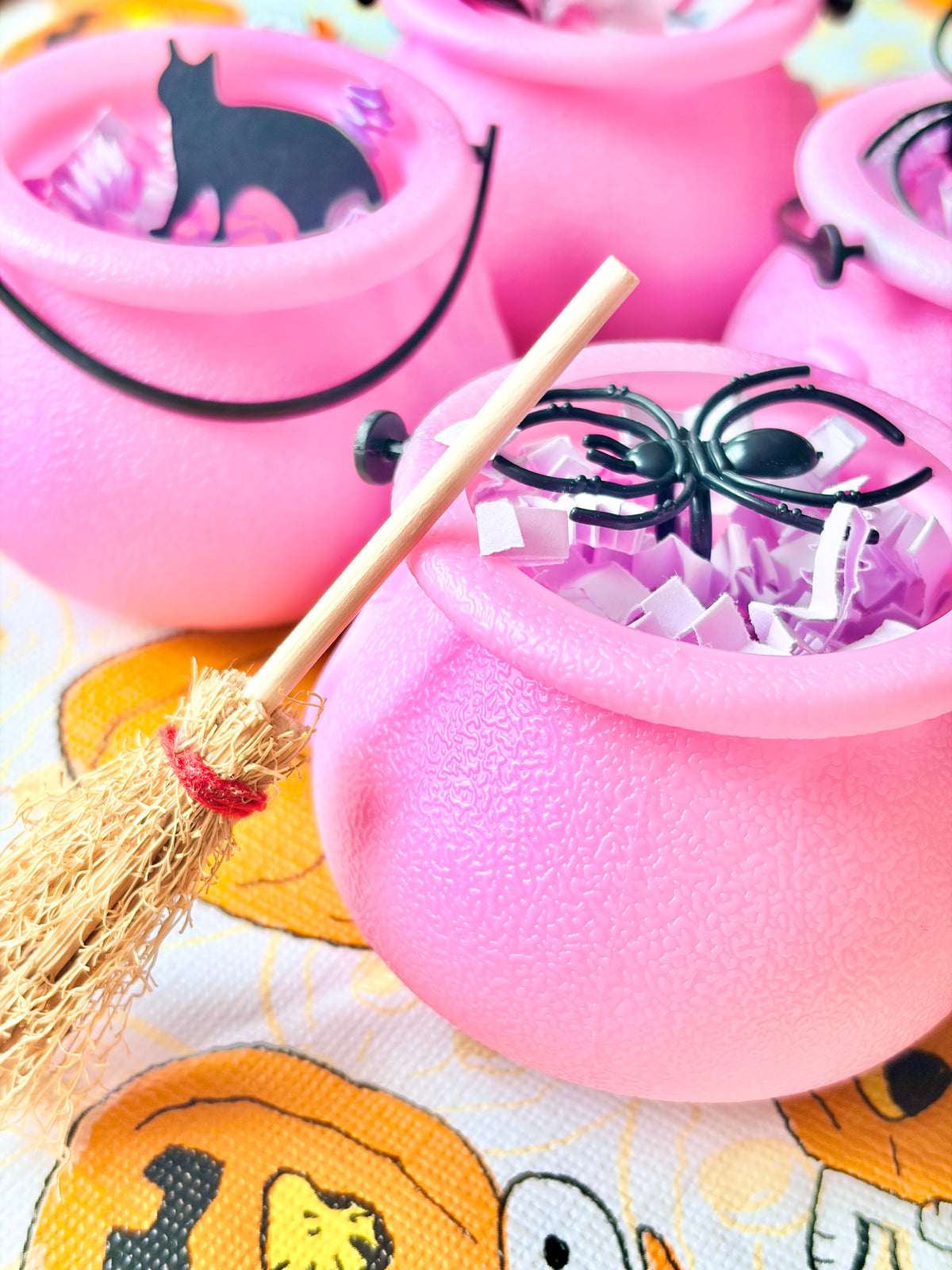 Mini Pink Witches Crystal Cauldrons