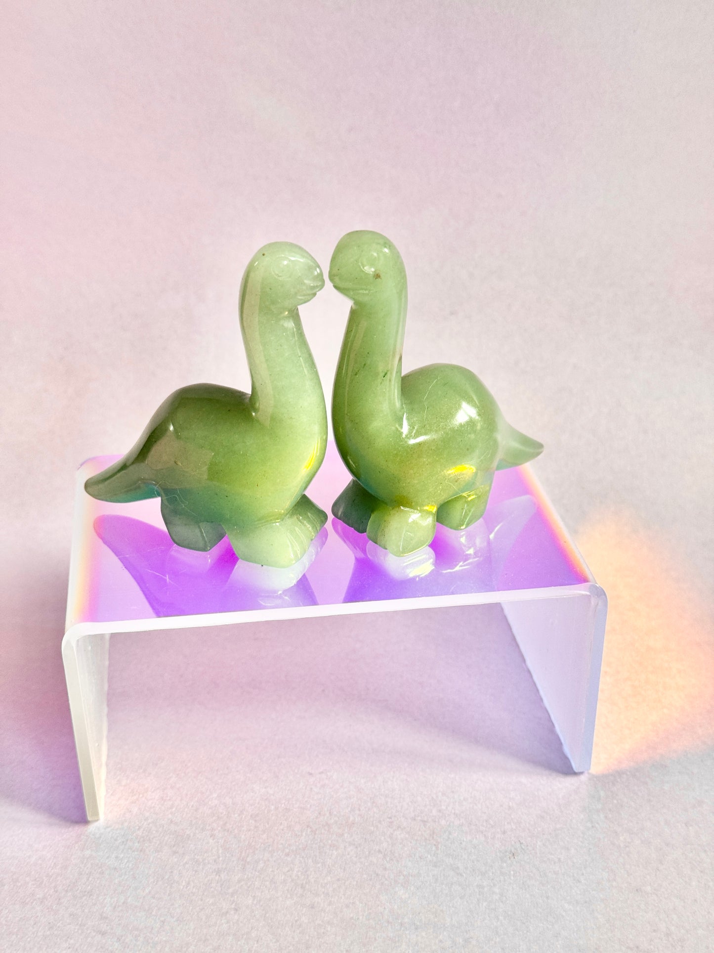 Green Aventurine Dippy Dinosaurs