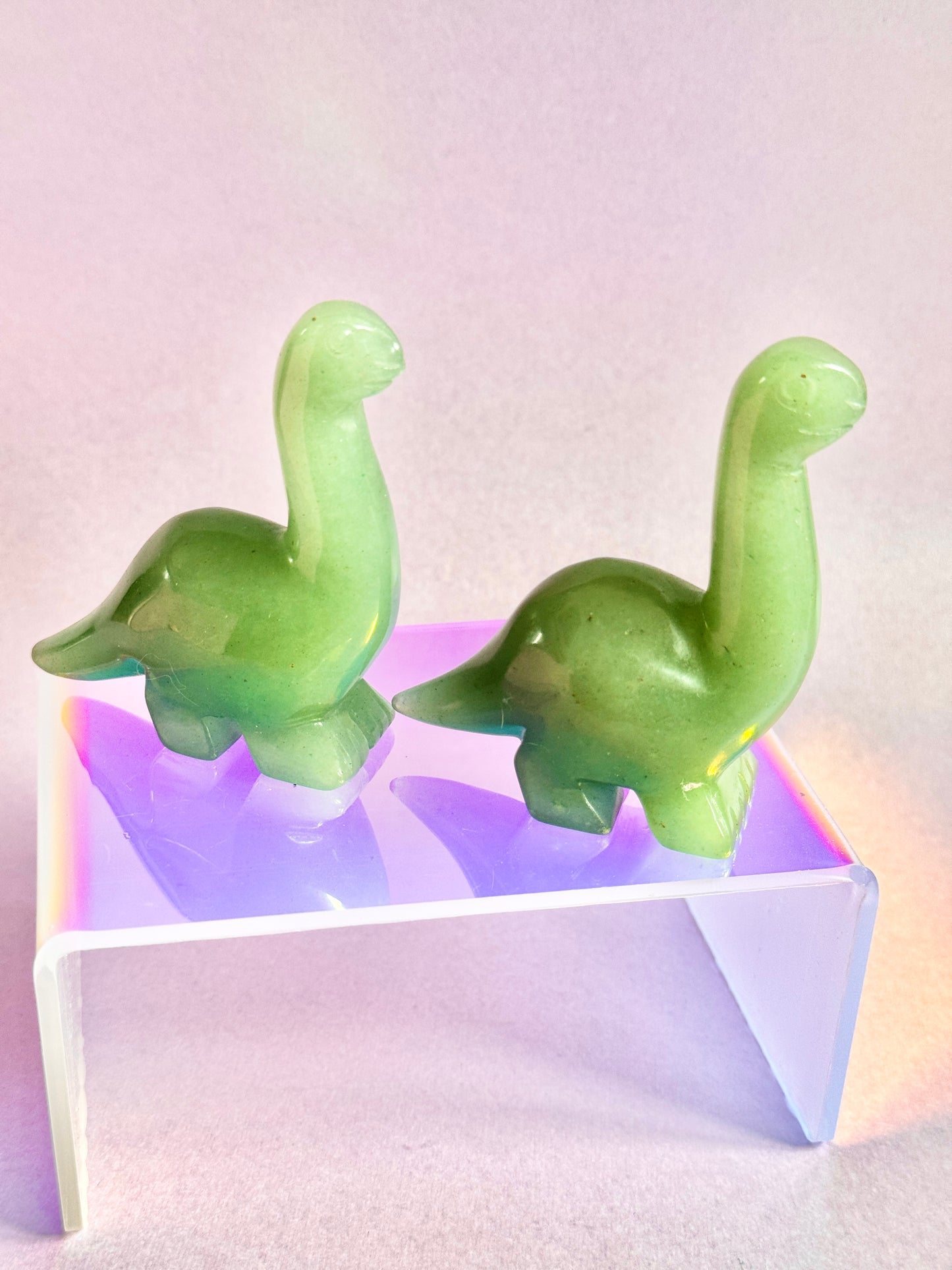 Green Aventurine Dippy Dinosaurs