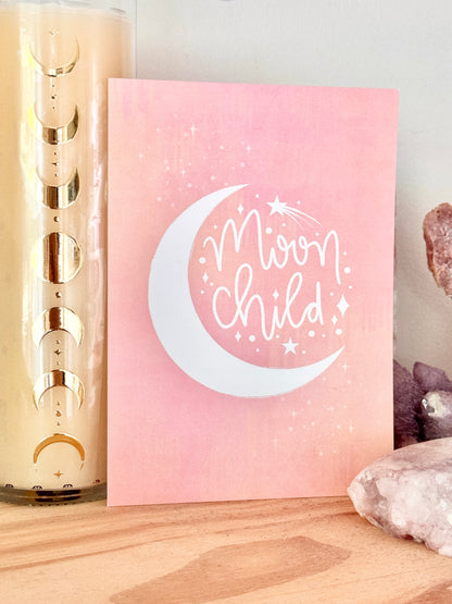 Moon Child Print / Postcard