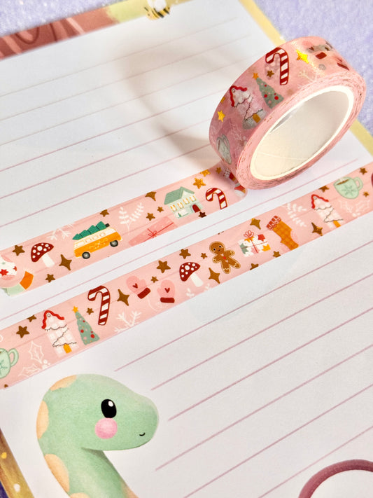 Cute Christmas Foil Washi Tape