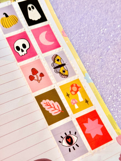 Hallowwen Stamps - Washi Tape Version 1