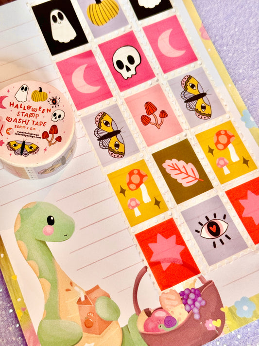 Hallowwen Stamps - Washi Tape Version 1