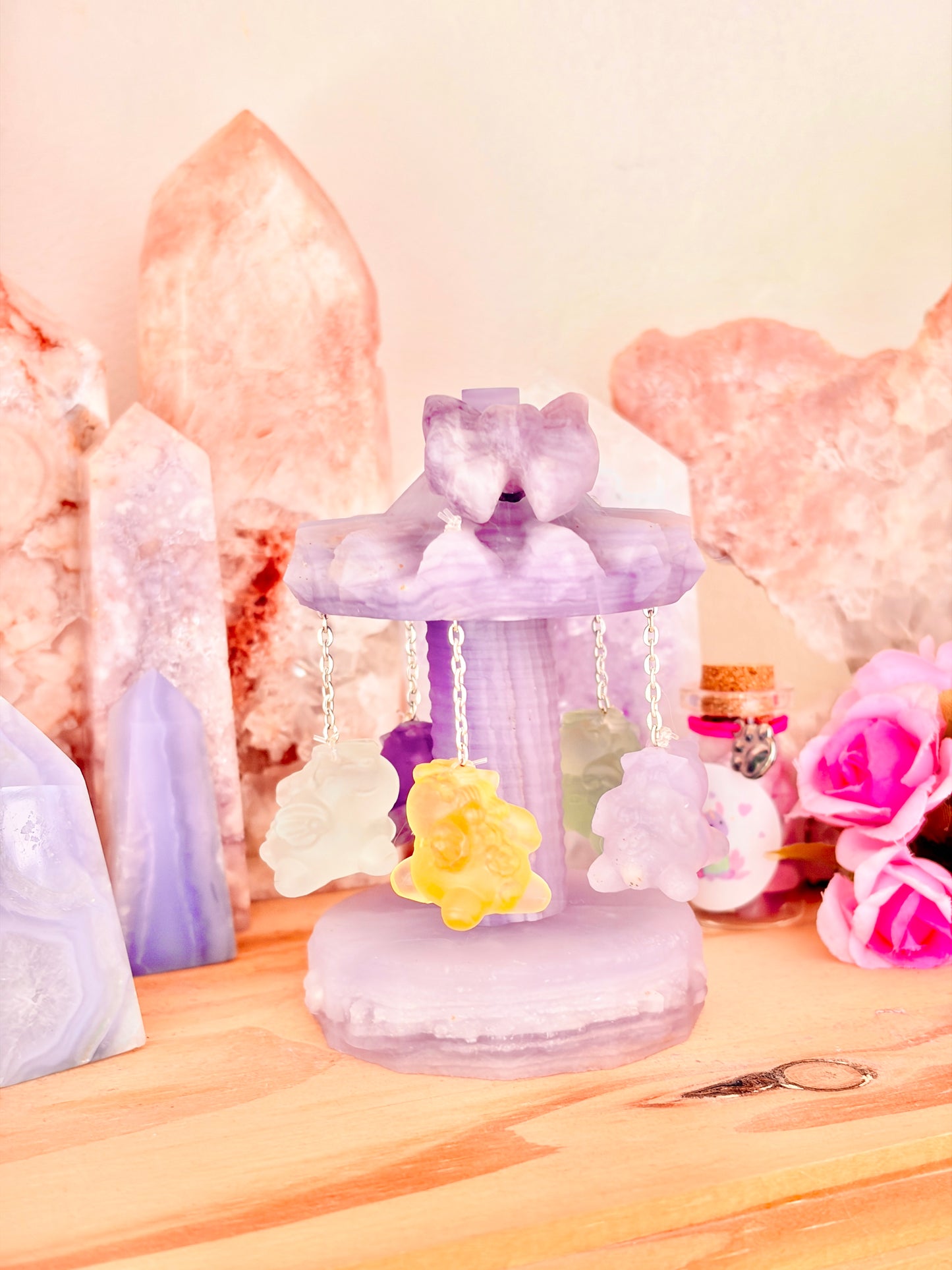Jade Crystal Carousel