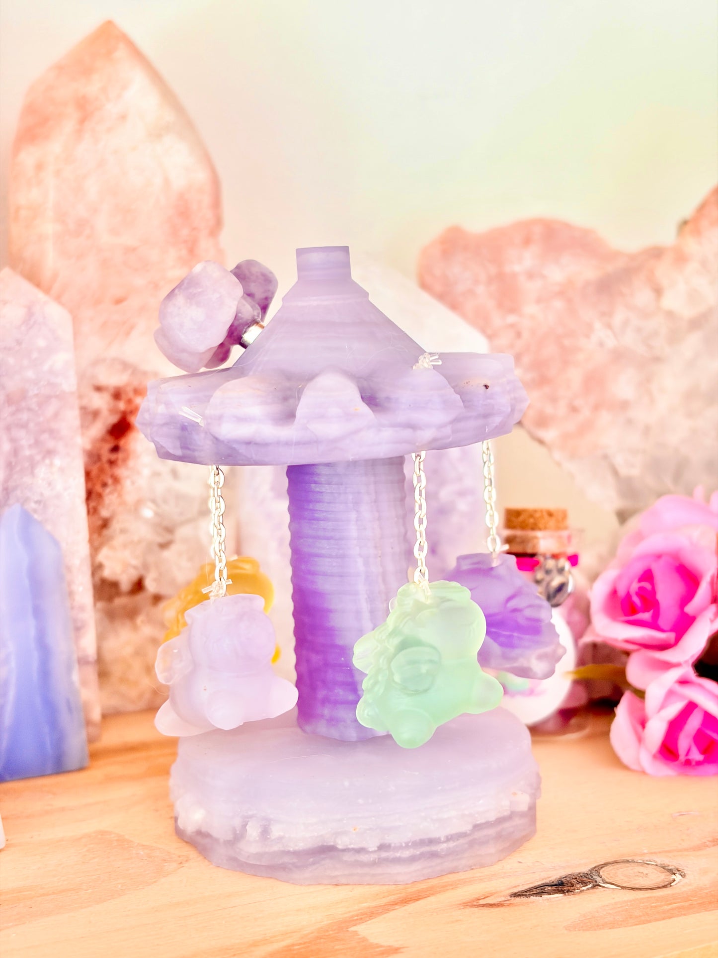 Jade Crystal Carousel