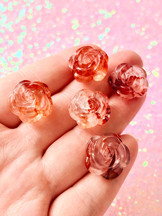 Fire Quartz flowers