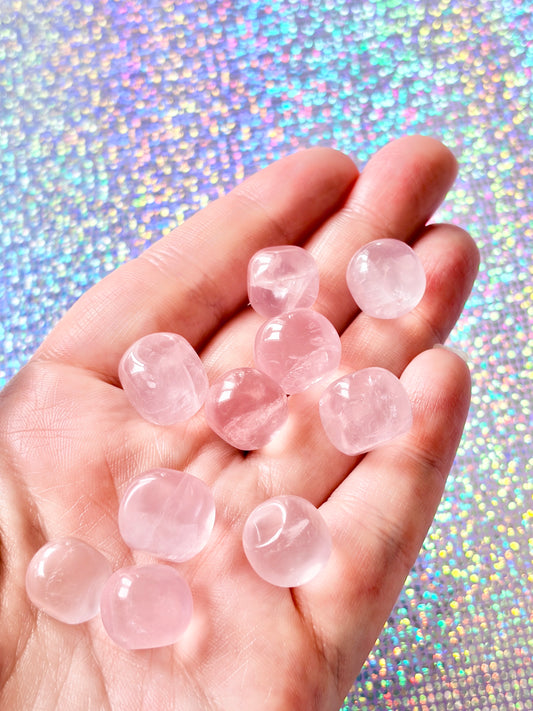 Rose Quartz cubes - mini