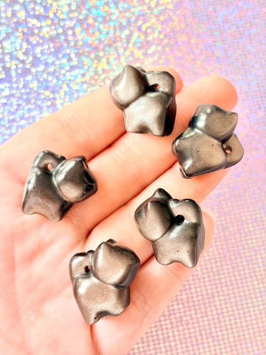Sheen obsidian cats - mini