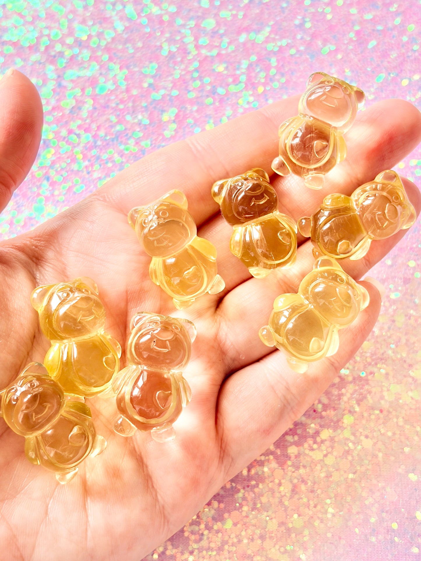 Citrine Lotso bears - mini