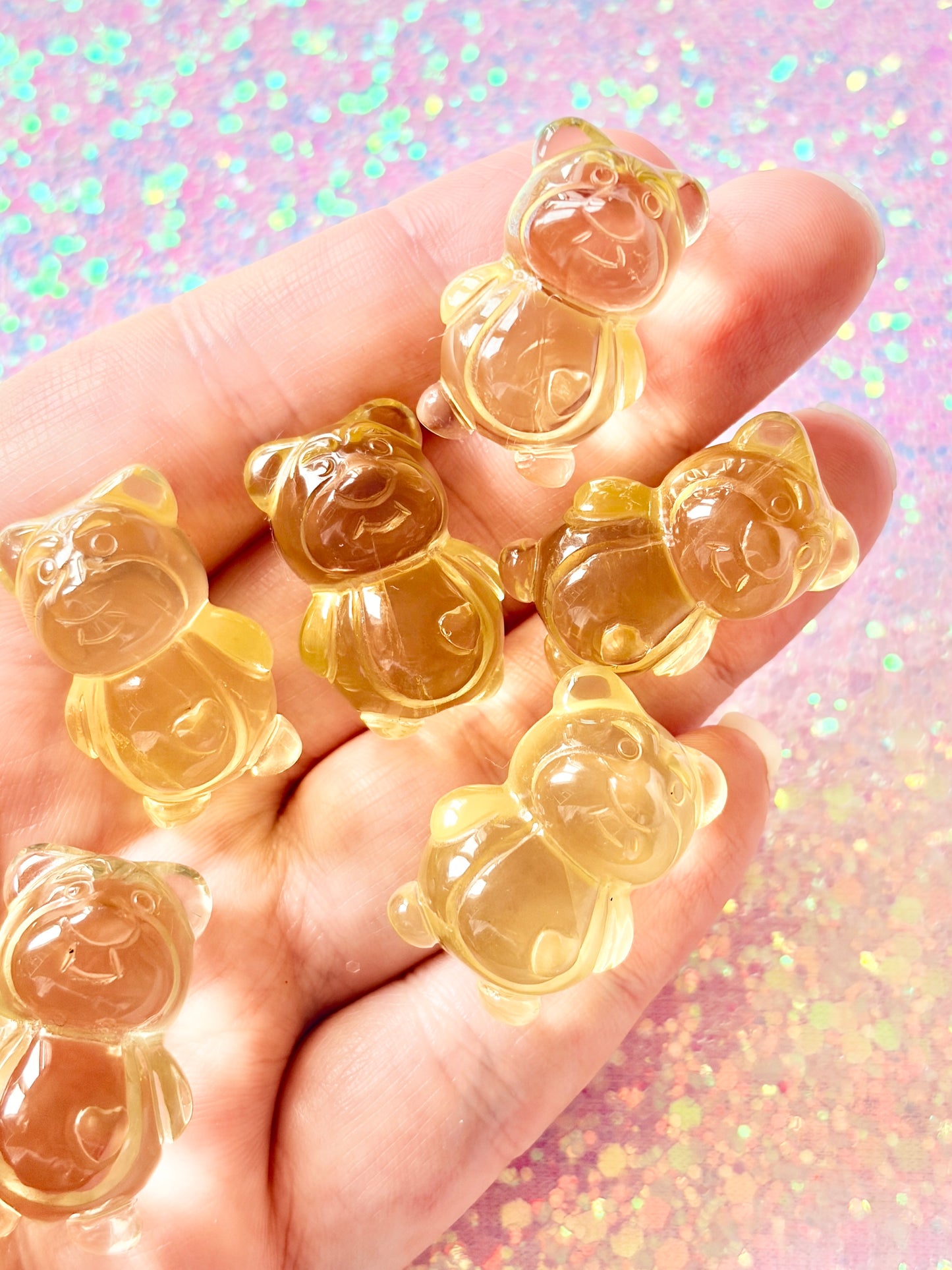 Citrine Lotso bears - mini