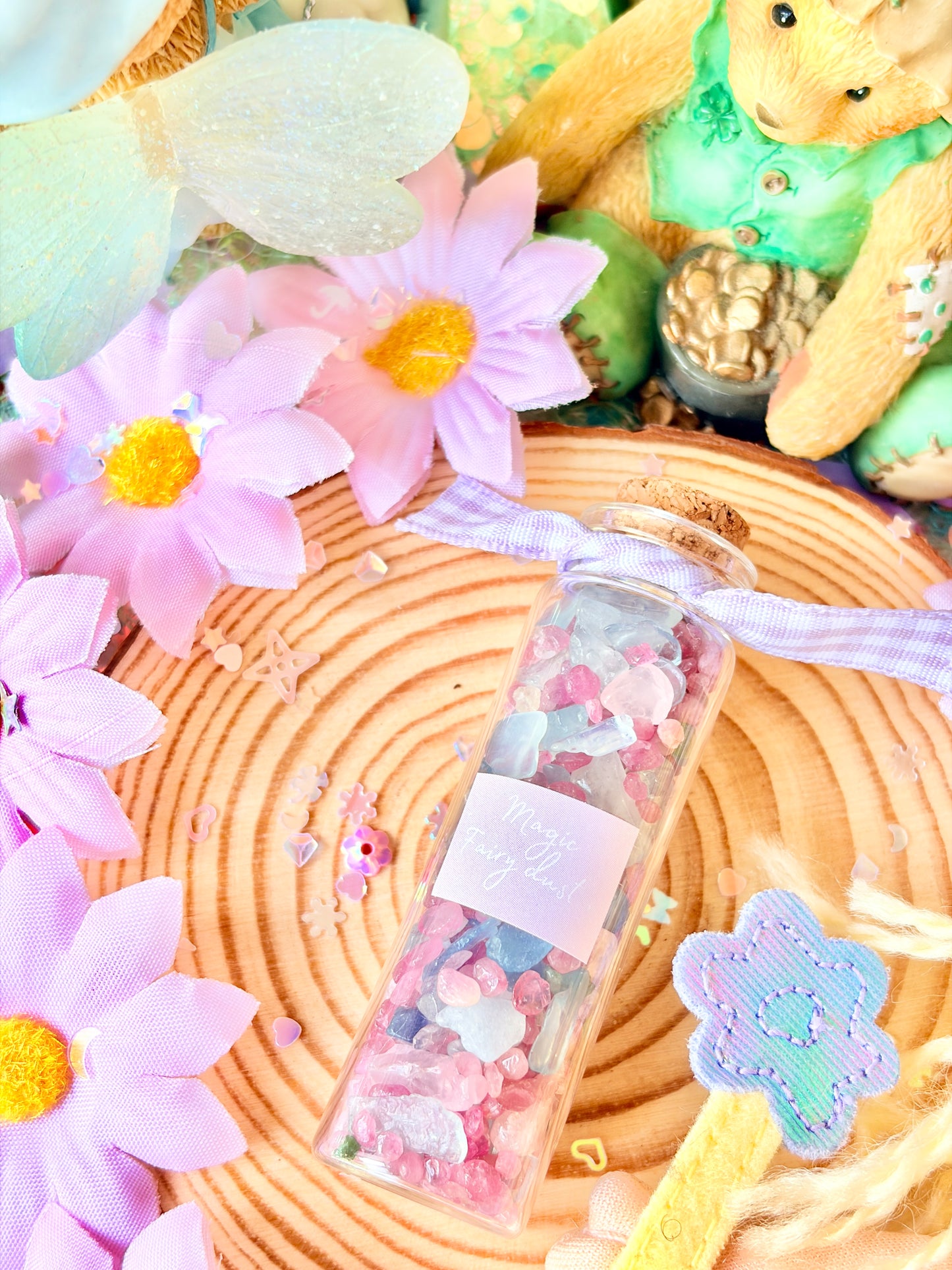 Magical crystal potion