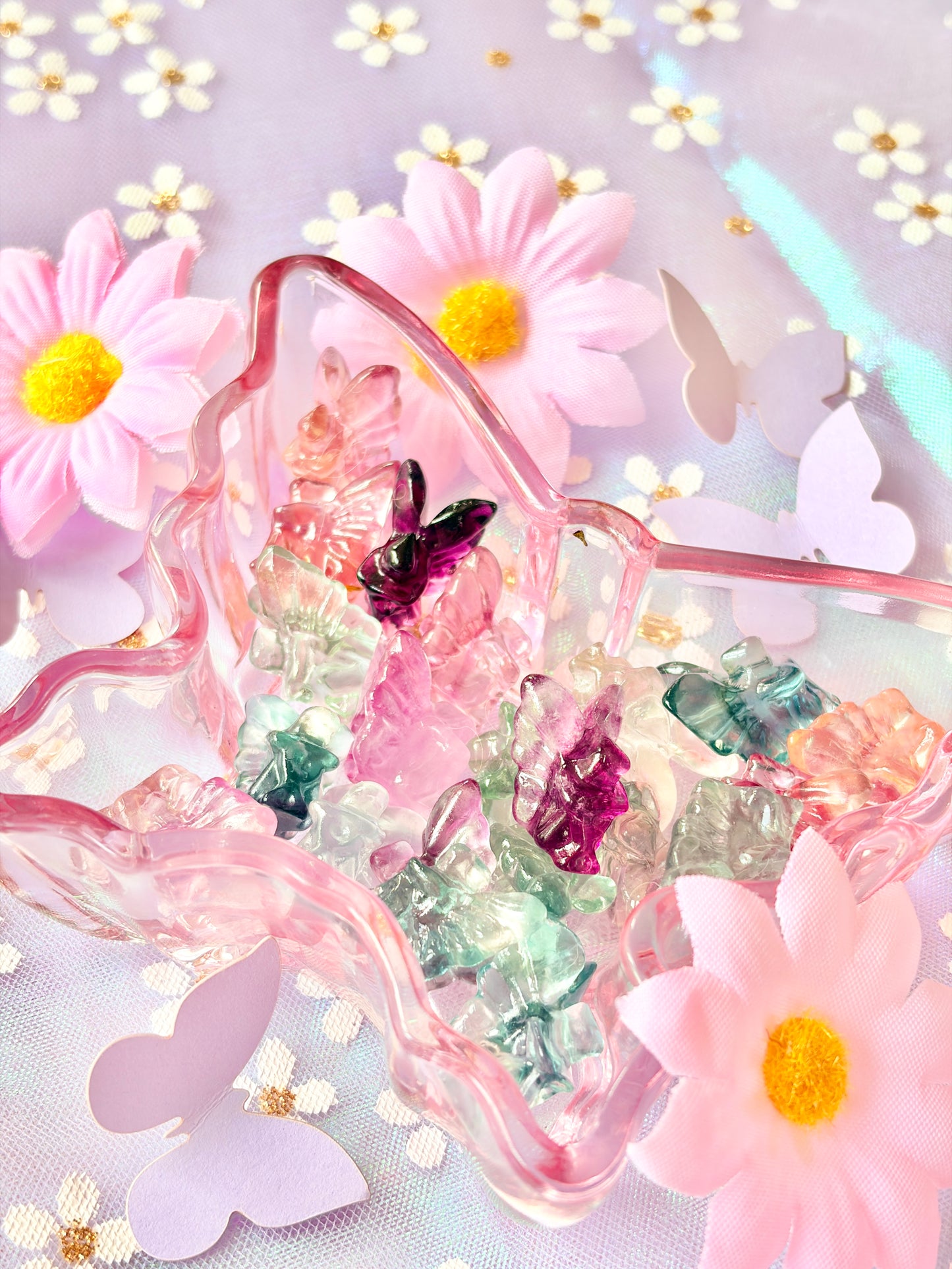 Rainbow fluorite Fairies