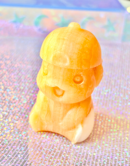 Crystal Pikachu Pokemon Orange Caclite