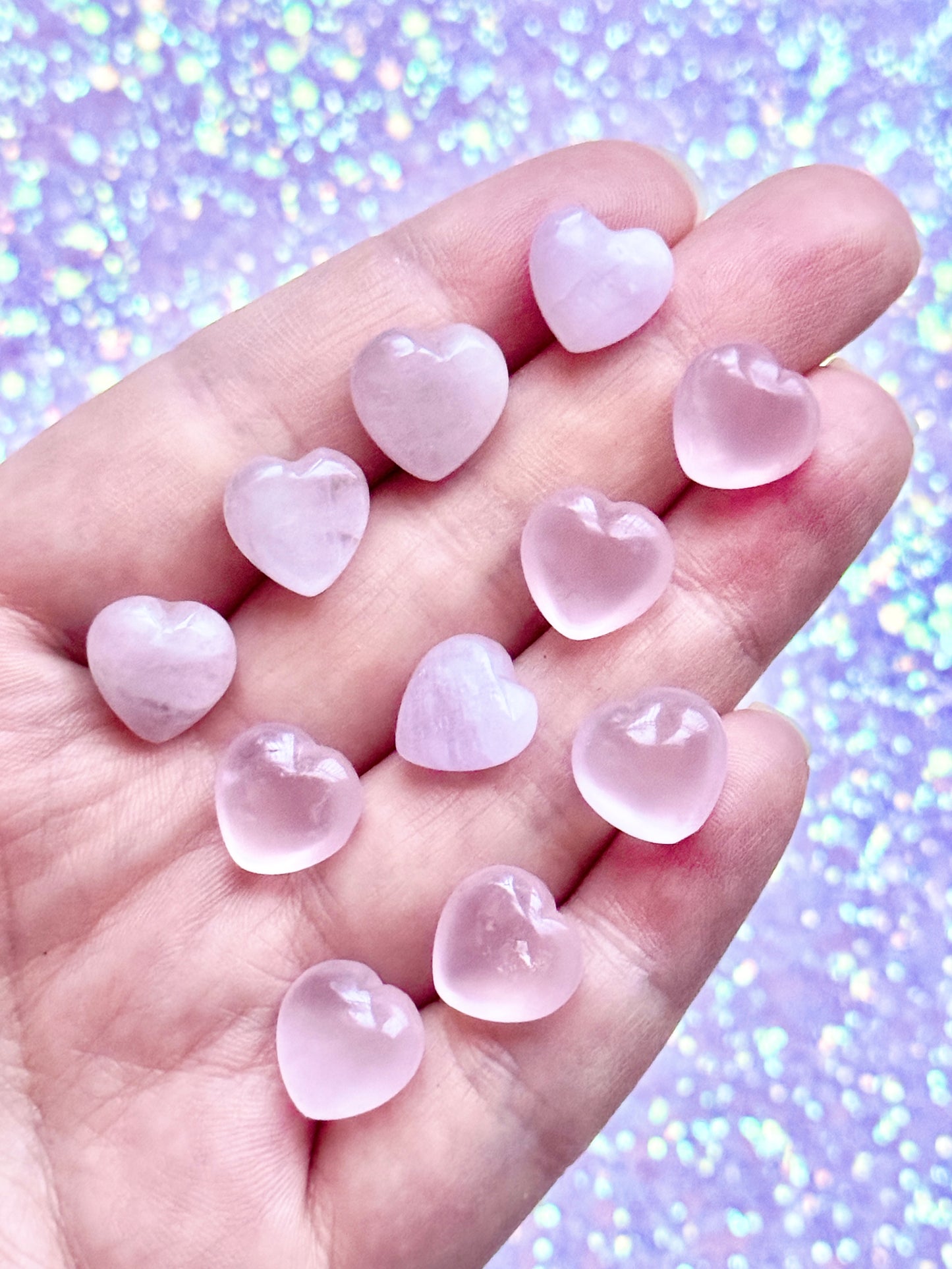 Rose Quartz Mini Heart