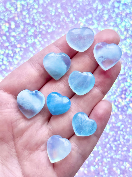 Aqua Marine Mini Heart