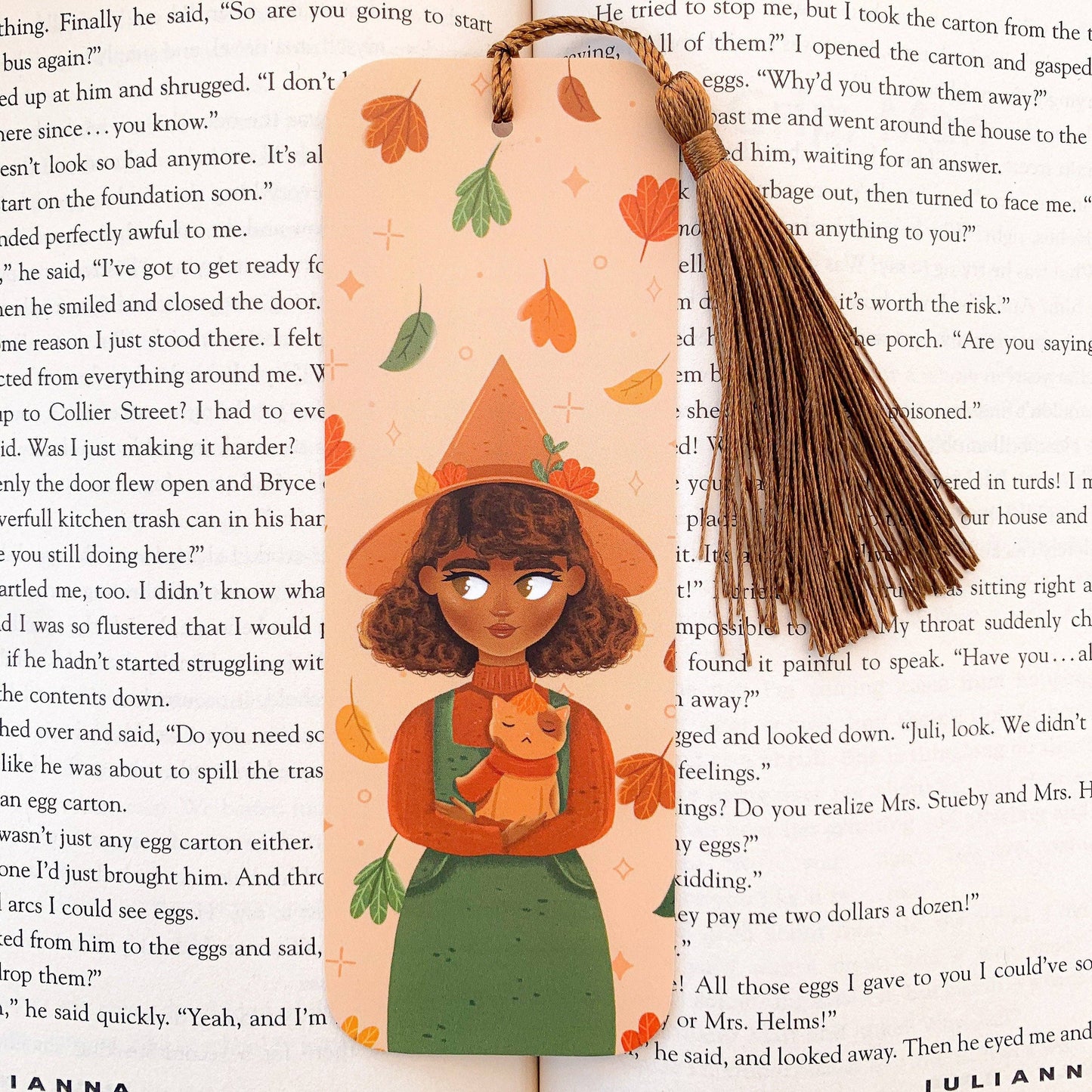 Autumn Witch Bookmark