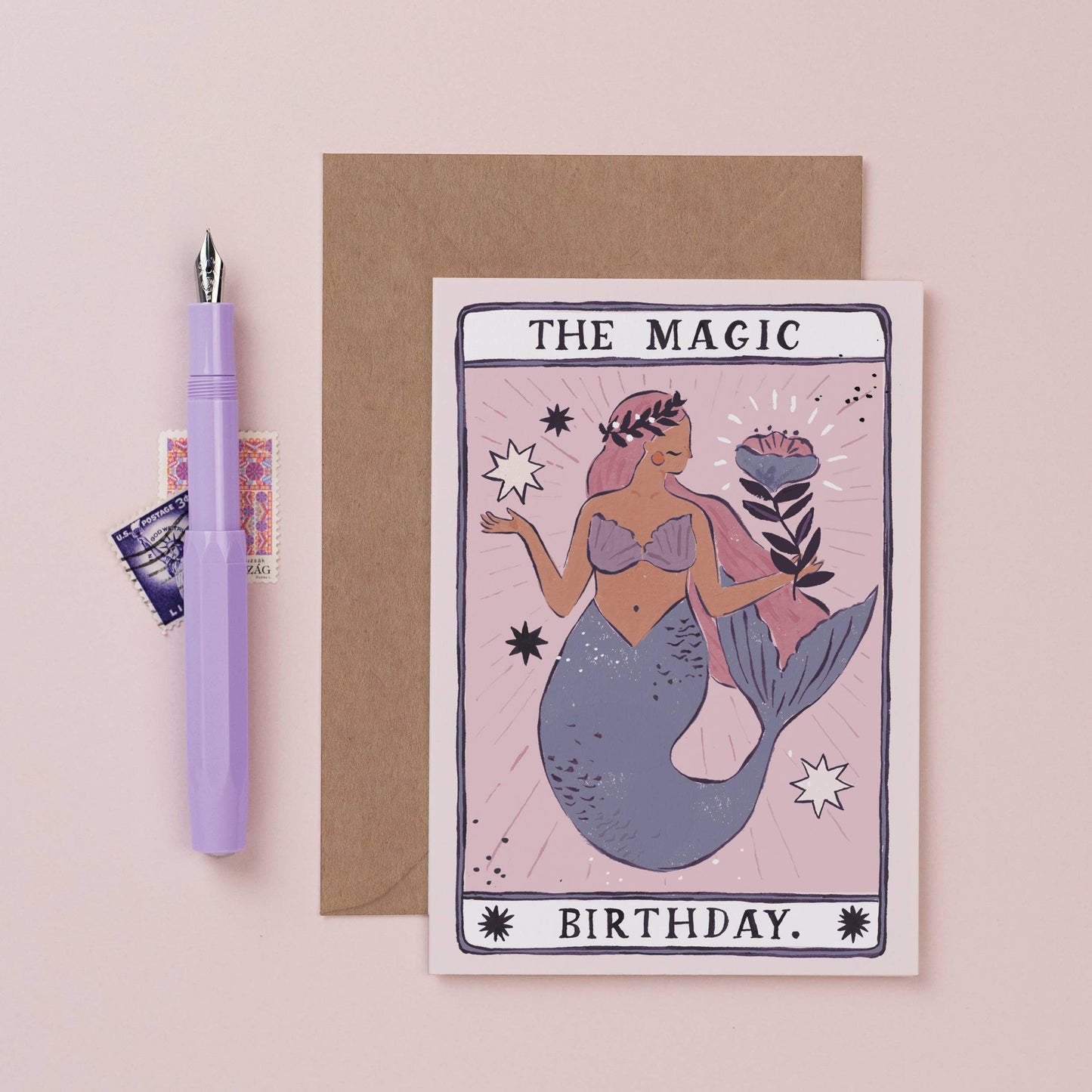 Mermaid Magic Birthday Card | Tarot Card | Mermaid Cards