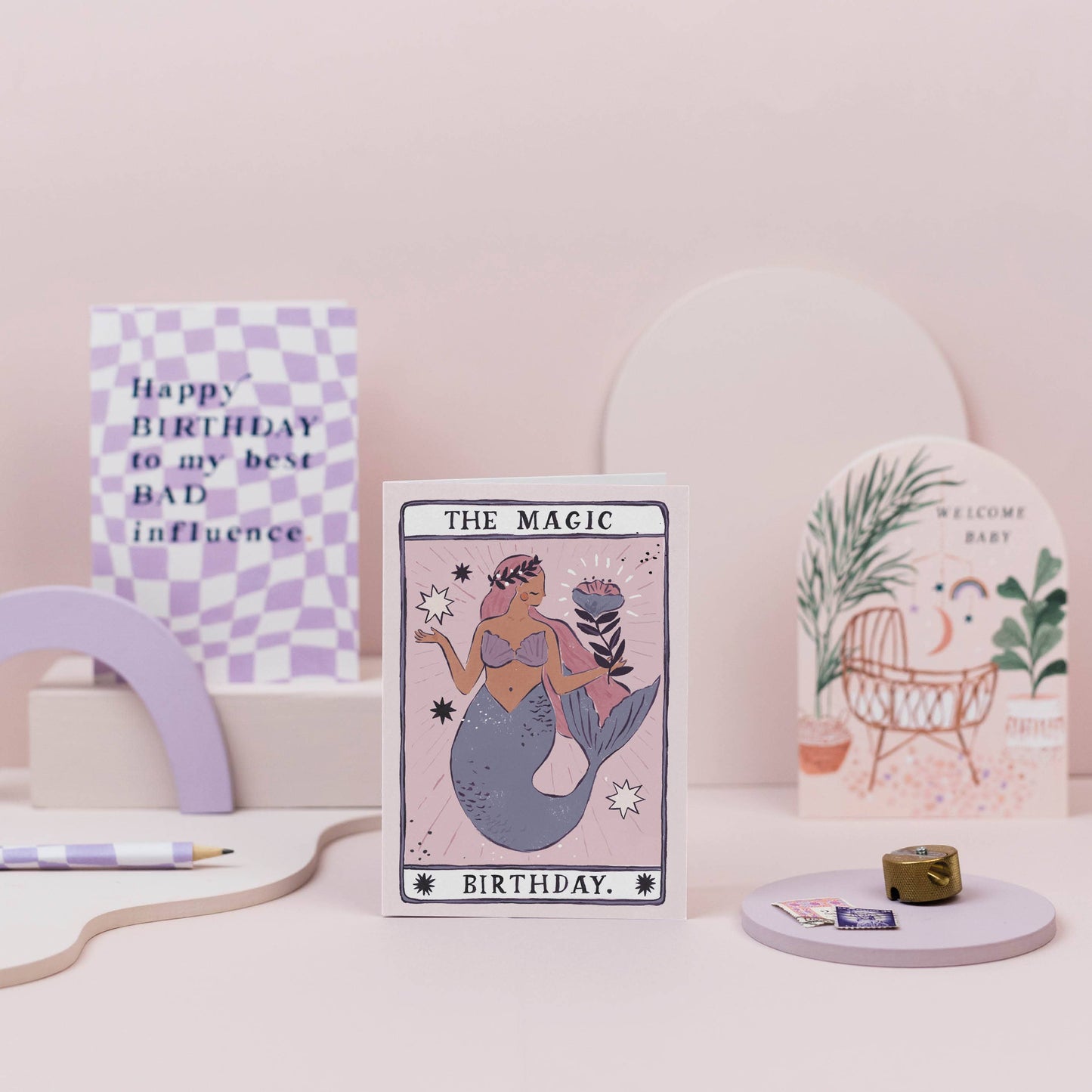 Mermaid Magic Birthday Card | Tarot Card | Mermaid Cards