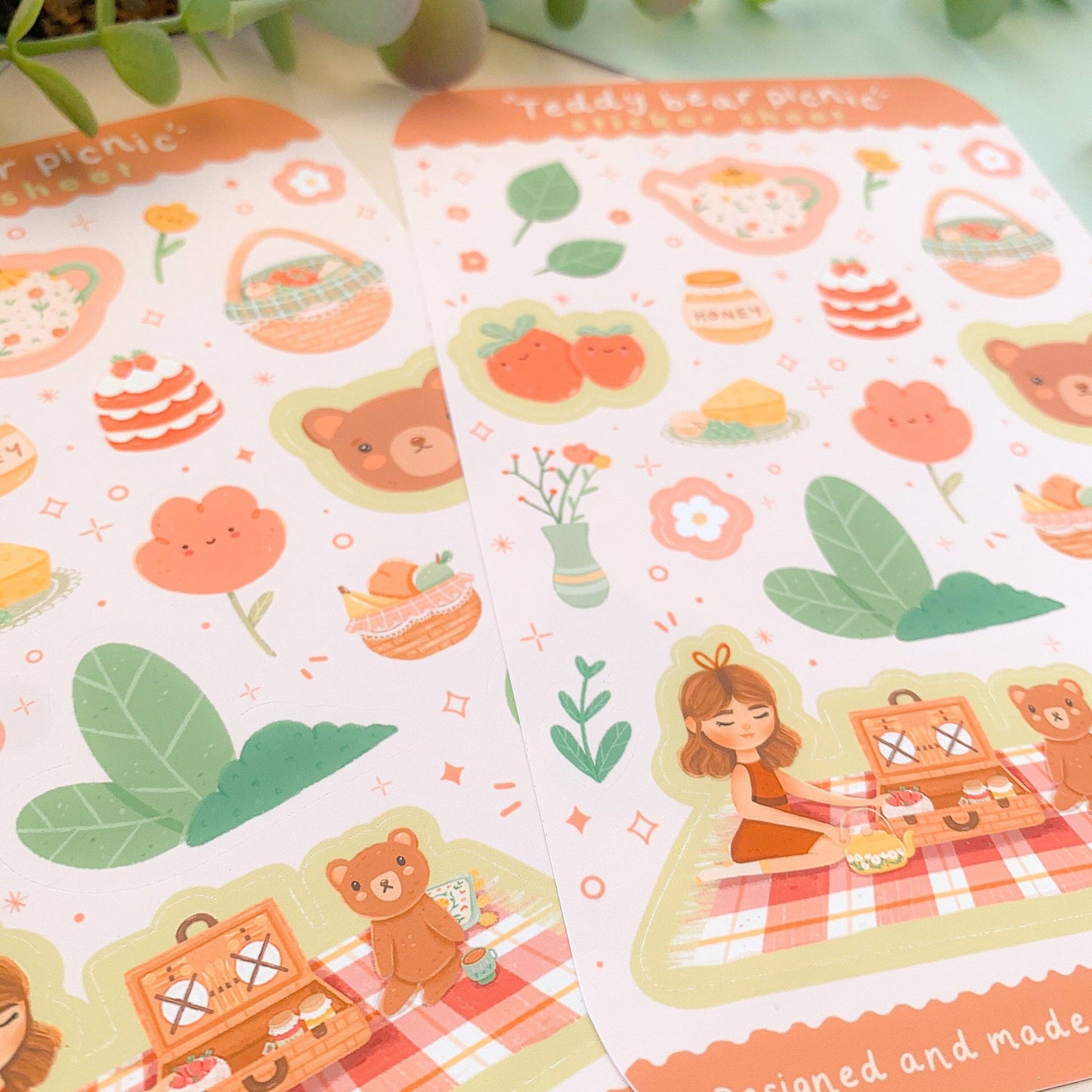 Teddy Bear Picnic - Sticker Sheet